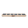 39" Long Wooden Pet Ramp, Folding Dog Cat Ramp with Height Adjustment From 16.3" to 24" and Non-Slip Mat for Bed Couch, Natural