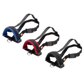 Anti-Bite And Anti-Barking Pet Muzzle With Adjustable Dog Muzzle (Color: Blue, Size: M)