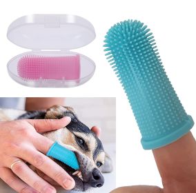 3pcs Dog Super Soft Pet Finger Toothbrush Teeth Cleaning Bad Breath Care Nontoxic Silicone Tooth Brush Tool Dog Cat Cleaning Supplies (Color: White, Size: 3pcs)