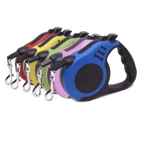 Pet Leash For Dog & Cat; Retractable Dog Leash Automatic Telescopic Tractor Dog Rope For Outdoors; dog leash (Color: Yellow, Size: S)