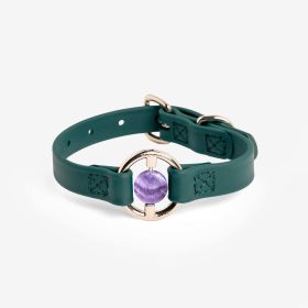 BIOTHANE-JUNGLEGREEN-CHEVAMETHYST (Color: Jungle Green, Size: X-Small)